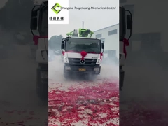 camion verde della pompa