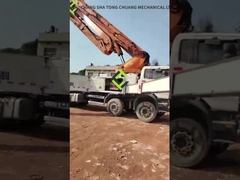 Camion di seconda mano 2014 della pompa per calcestruzzo del telaio delle industrie pesanti 56m Scania di Zoomlion