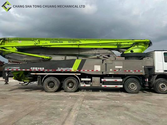 Nel 2017 camion concreto utilizzato Remanufactured verde 56M Installed della pompa dell'asta di Zoomlion