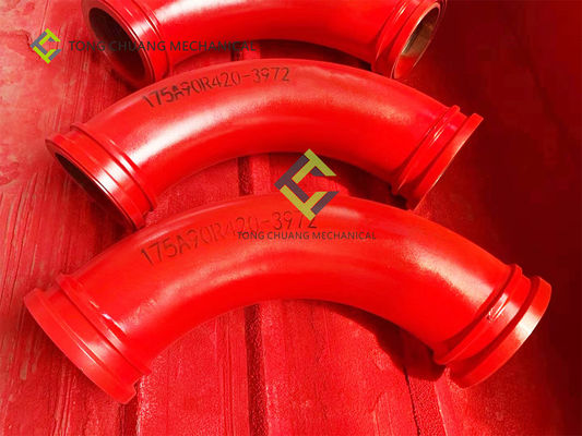 comprare conduttura d'acciaio della pompa per calcestruzzo 20#, gomito 500MM del tubo da 30 gradi online manufacture