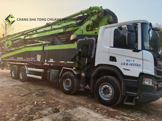 comprare 2020 Scania Chassis Zoomlion 4.0 Serie ZLJ5440THBSF 63X-7 RZ Used Concrete Pump Truck online manufacture
