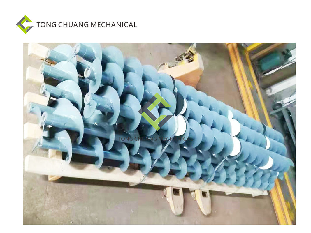 Concrete Batching Plant WAM Screw Conveyor Thickened Steel Custom Length