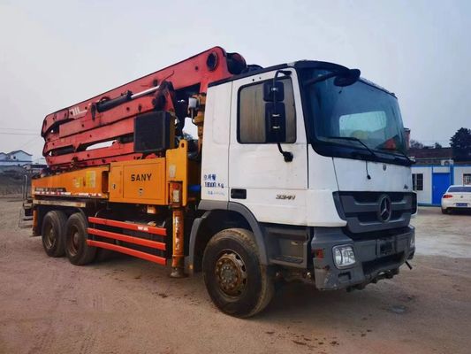 L'industria pesante 2014 di Sany 38 misura il camion con un contatore di Mercedes Benz Second Hand Concrete Pump
