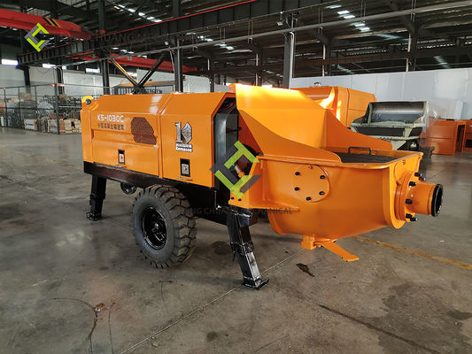 Tipo diesel colore giallo concreto della pompa distributrice di liquido
