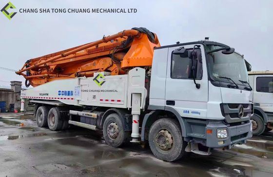Camion 52m Remanufactured della pompa per calcestruzzo della seconda mano delle industrie pesanti di Zoomlion
