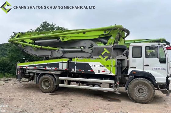 Nel 2018 camion utilizzato industria pesante ZLJ5230THBTE della pompa per calcestruzzo di Zoomlion 37 metri