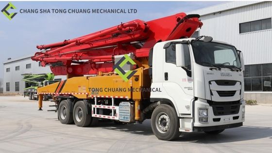 Camion con pompa per calcestruzzo da 47 metri standard di emissione di sei paesi con 3 ponti