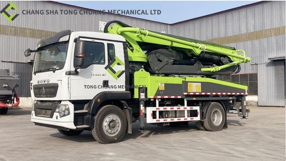 Camion della pompa per calcestruzzo del motore di Weichai 31 tester con 2 ponti