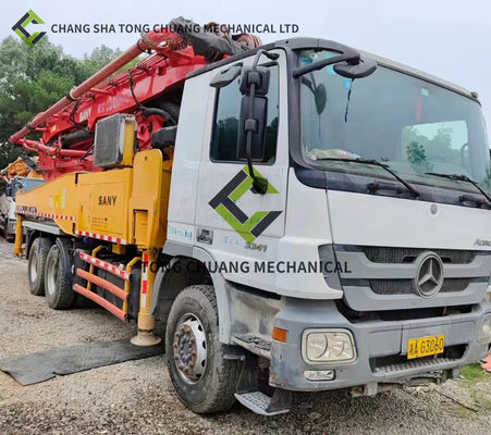 Nel 2011 Sany Mercedes Benz Chassis 43 metri Pompa per calcestruzzo 5 cilindri 5 alberi