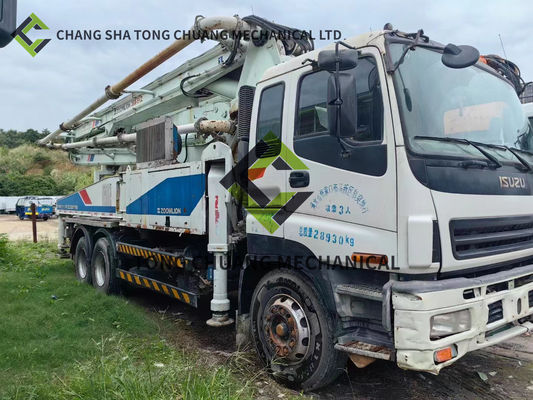 Nel 2011 Zoomlion ISUZU Chassis 38 M Concreto Pump Truck 5 cilindri e 5 alberi