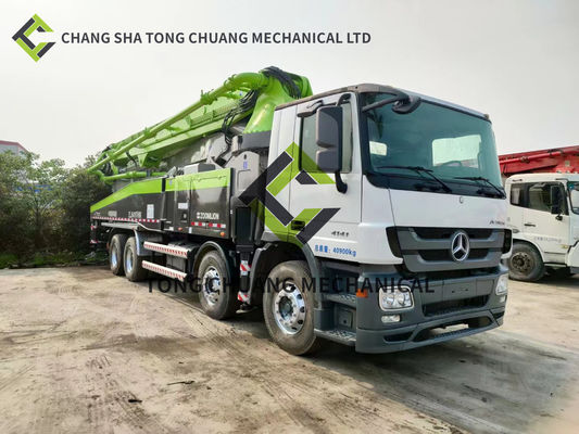 Nel 2014 Zoomlion Mercedes Benz Chassis Concrete Pump Truck 52 metri 6 cilindri 6 canne