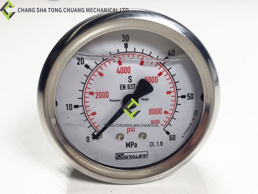 Parti di ricambio di una pompa di calcestruzzo per l'industria pesante di Sany e Zoomlion, manometro Ds63-60mpa 1019900185