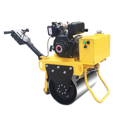 BM30 Walk Behind 330kg Giallo Piccolo singolo tamburo Vibratore Asfalto Road Roller