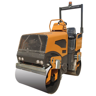 BM2500 Roller vibratore a doppio tamburo articolato con disegno giallo/verde