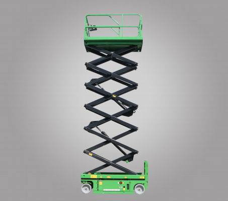 4*2 Modalità di guida Piattaforma di lavoro aereo Z10W Z12W Tipo di forbice azionata da liquido con batteria da 8x6V/200Ah