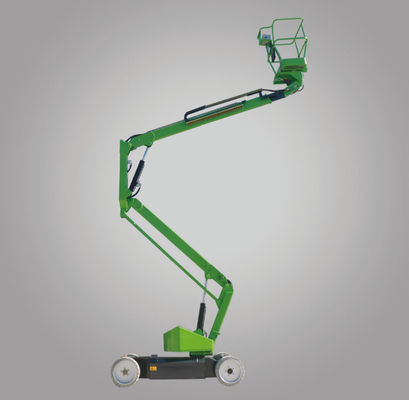 Piattaforma di lavoro in alta quota per attrezzature da costruzione 3760kg braccio curvo elettrico in verde