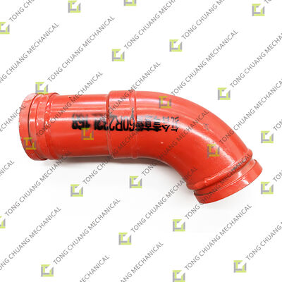 60R232L168 Double-layer Extended Elbow，Double-layer Extended Elbow for Concrete Pump，Double-layer Concrete Delivery Elbow，Wear-resistant Double-layer Extended Elbow