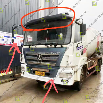 Staffa specchietto retrovisore per camion betoniera, paraurti, copertura scudo cabina, supporto specchietto retrovisore + paraurti anteriore + copertura antipolvere cabina per camion betoniera, gruppo telaio specchietto retrovisore per camion betoniera Sany, paraurti anticollisione