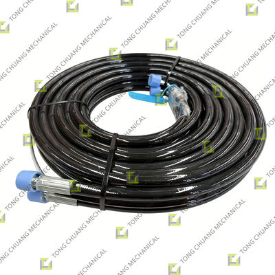 L=6200 Triple Rubber Hose，Triple Hydraulic Rubber Hose，Integrated Three-piece High-pressure Oil Hose，Pump Truck Triple Connected Rubber Hose，Multi-way Integrated Triple Rubber Hose