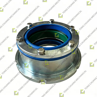 Assemblaggio della flangia sinistra V11 Assemblaggio della flangia sinistra di miscelazione, Assemblaggio della flangia sinistra per il miscelatore di calcestruzzo V11, V11 tamburo del miscelatore Assemblaggio della flangia sinistra di collegamento, V11 Flusso di miscelazione Unità della flangia sinistra