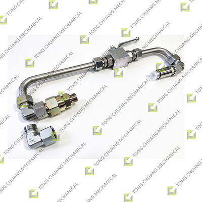 Connettore combinato ad angolo retto per linea di segnale, Connettore combinato ad angolo retto in ottone, Connettore combinato ad angolo retto per segnale, Connettore combinato compatto ad angolo retto